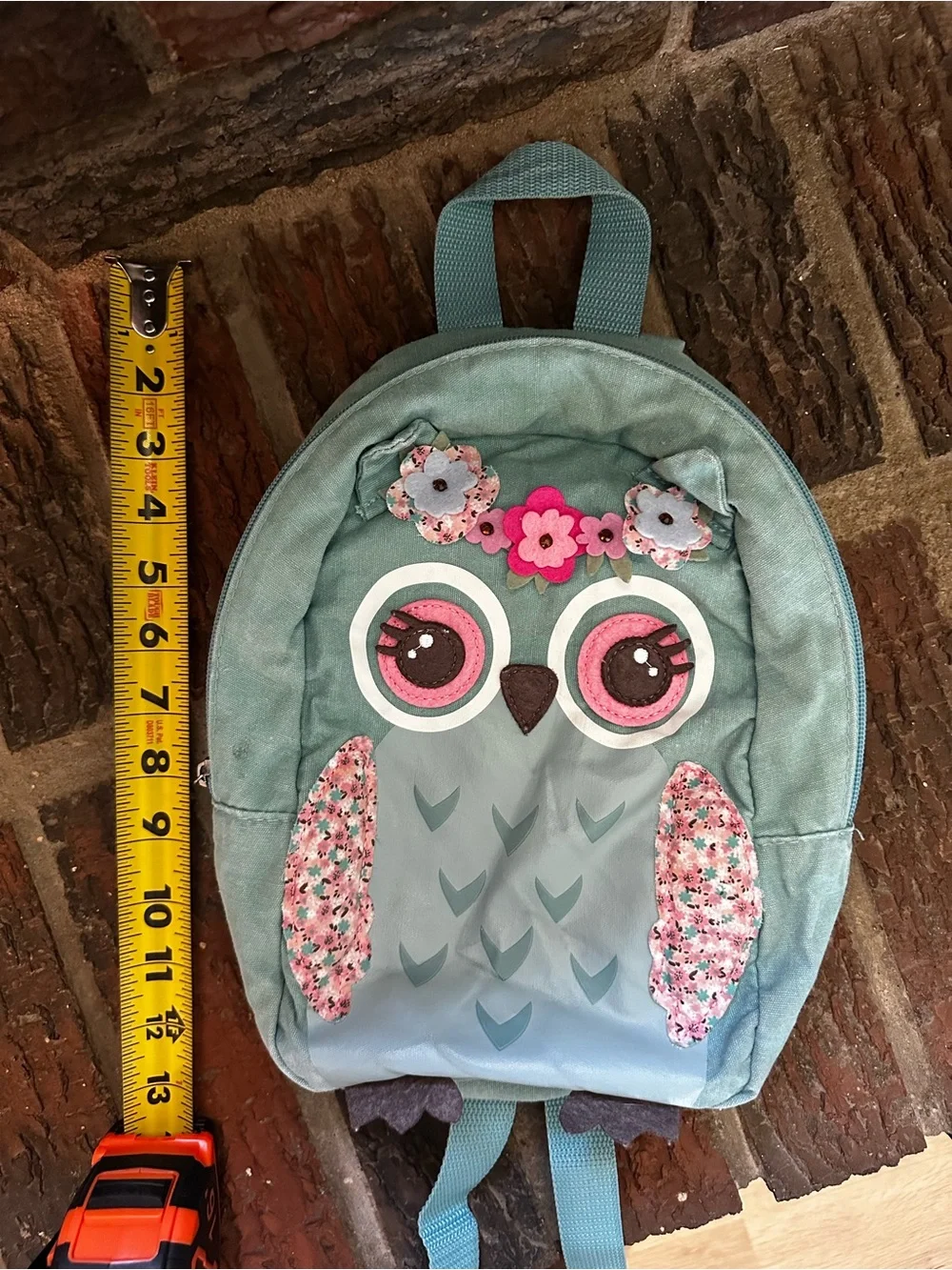 Kids Owl Backpack - Light Teal